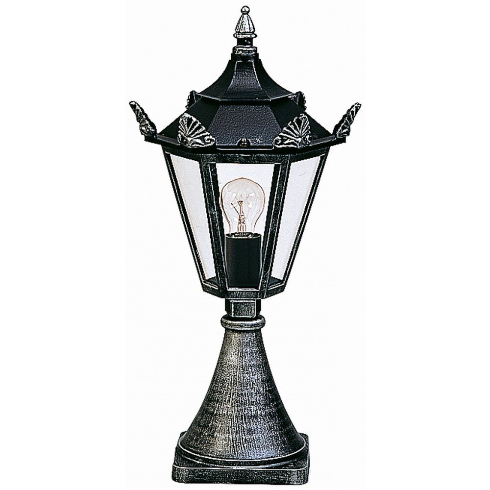 Albert Leuchten 533 Sockelleuchte Schwarz, Silber, 1-flammig main product photo