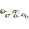 Globo ROMAN Deckenleuchte LED Nickel-Matt, 5-flammig