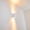 Aversa Wandleuchte Weiß, 2-flammig