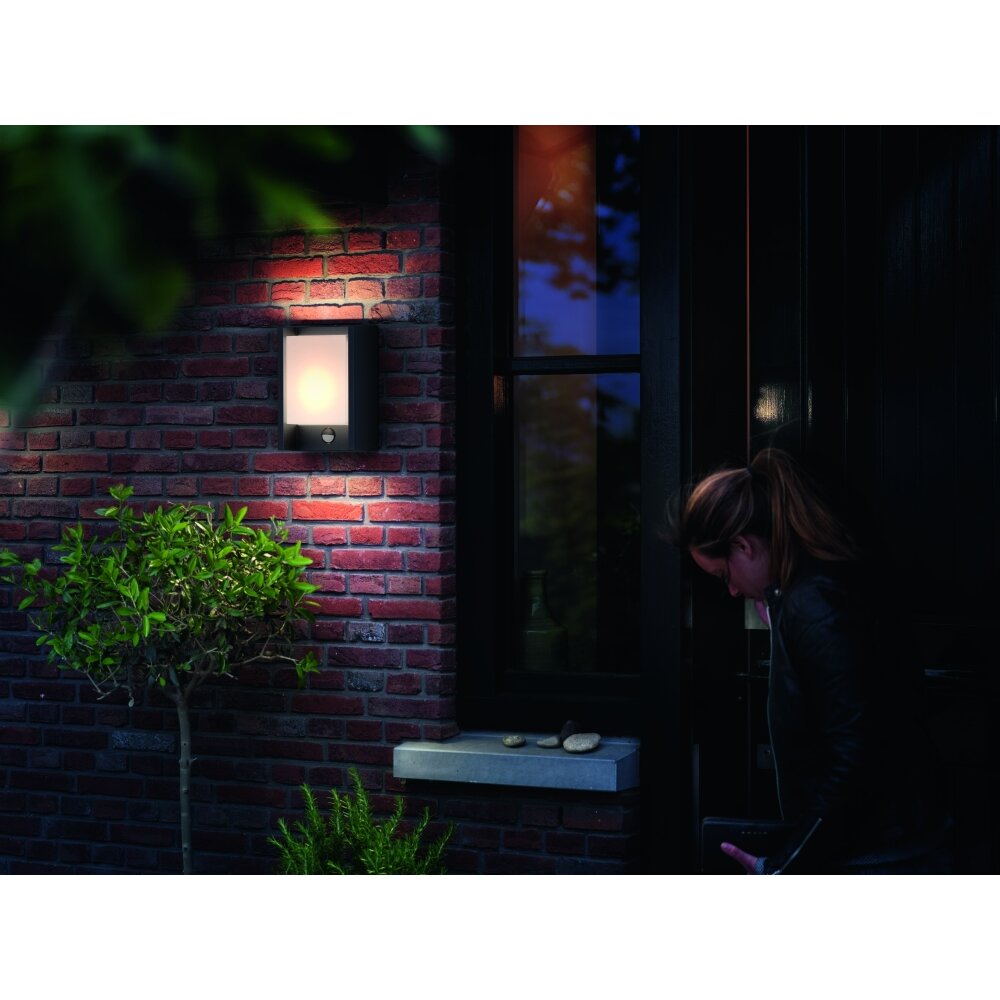 Philips myGarden ARBOUR Wandleuchte LED Grau, 1-flammig main product photo