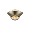 Globo Sammy Wandleuchte LED Messing, 2-flammig