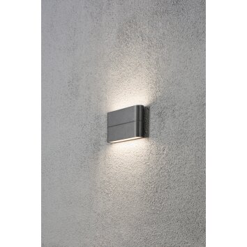 Konstsmide Chieri Wandleuchte LED Anthrazit, 2-flammig