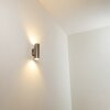 Brachy Außenwandleuchte LED Edelstahl, 2-flammig