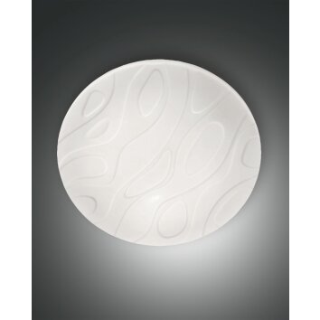 Fabas Luce Pop Wandleuchten LED Weiß, 1-flammig, Fernbedienung