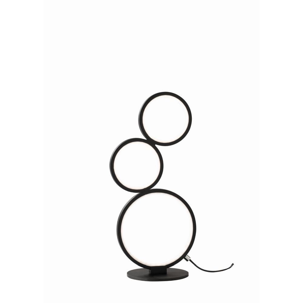 Trio Leuchten RONDO Tischleuchte LED Schwarz, 1-flammig main product photo