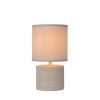 Lucide GREASBY Tischlampe Beige, 1-flammig