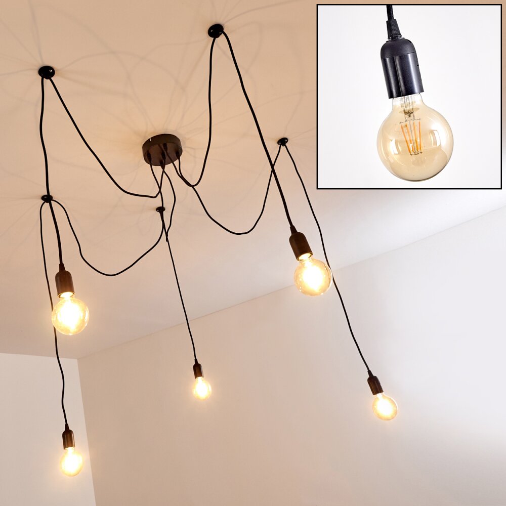 Imini Hängeleuchte Schwarz, 5-flammig main product photo