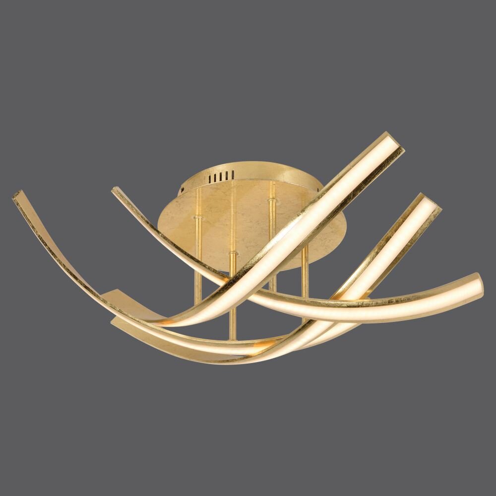 Paul Neuhaus LINDA Deckenleuchte LED Gold, 4-flammig main product photo