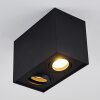 Baishan Deckenleuchte Schwarz, 2-flammig