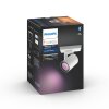 Philips Hue Ambiance White & Color Argenta Wand-/Deckenspot Erweiterung Weiß, 1-flammig, Farbwechsler