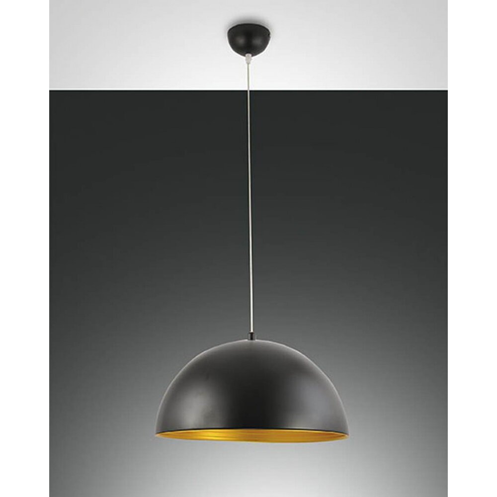 Fabas Luce DINGLE Hängeleuchte Gold, Schwarz, 1-flammig main product photo