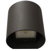 Lutec DODD Wandleuchte LED Anthrazit, 2-flammig