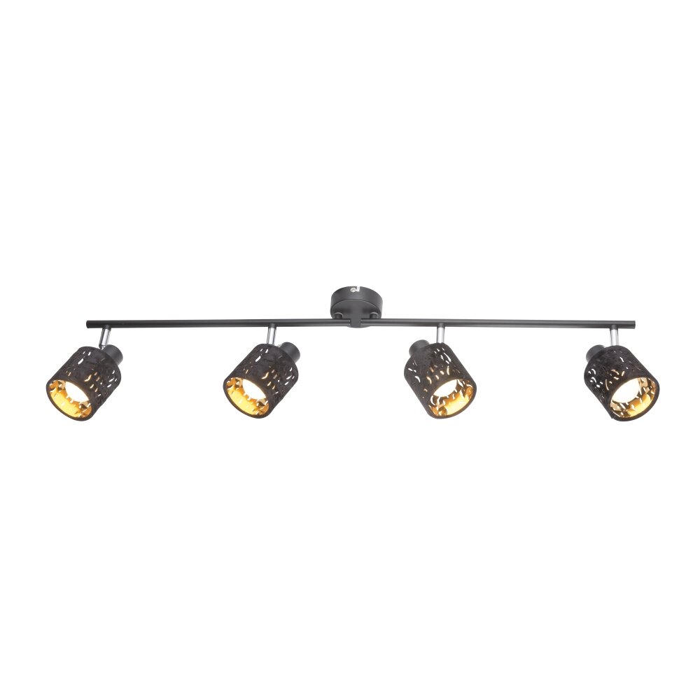 GLOBO TROY Strahler Schwarz, 4-flammig main product photo