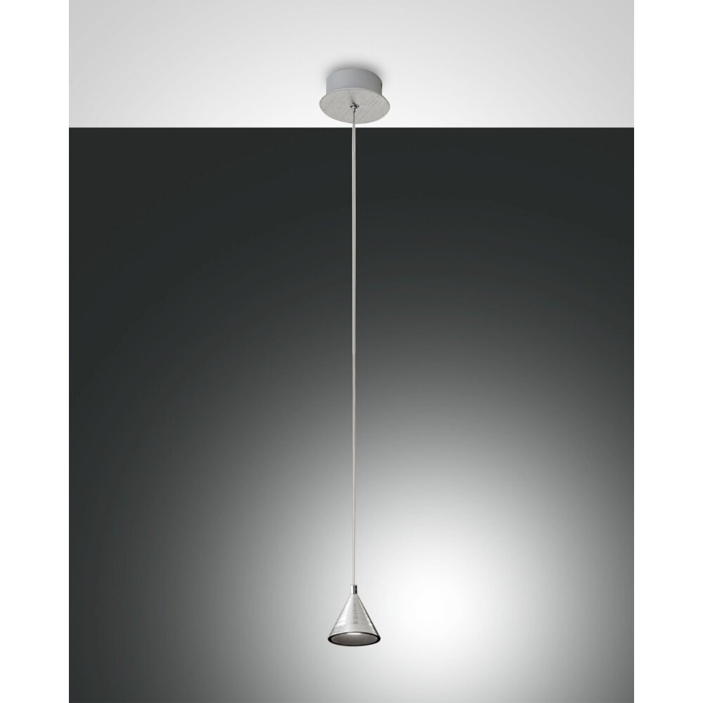 Fabas Luce Delta Pendelleuchte LED Aluminium, 1-flammig main product photo