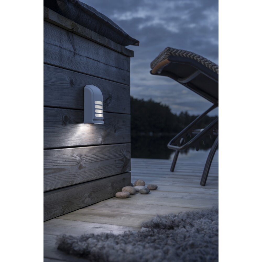 Konstsmide Prato Wandleuchte LED Weiß, 1-flammig, Bewegungsmelder main product photo