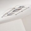 Beken Deckenleuchte LED Nickel-Matt, 1-flammig