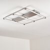 Beken Deckenleuchte LED Nickel-Matt, 1-flammig