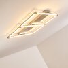 Beken Deckenleuchte LED Nickel-Matt, 1-flammig