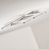 Beken Deckenleuchte LED Nickel-Matt, 1-flammig