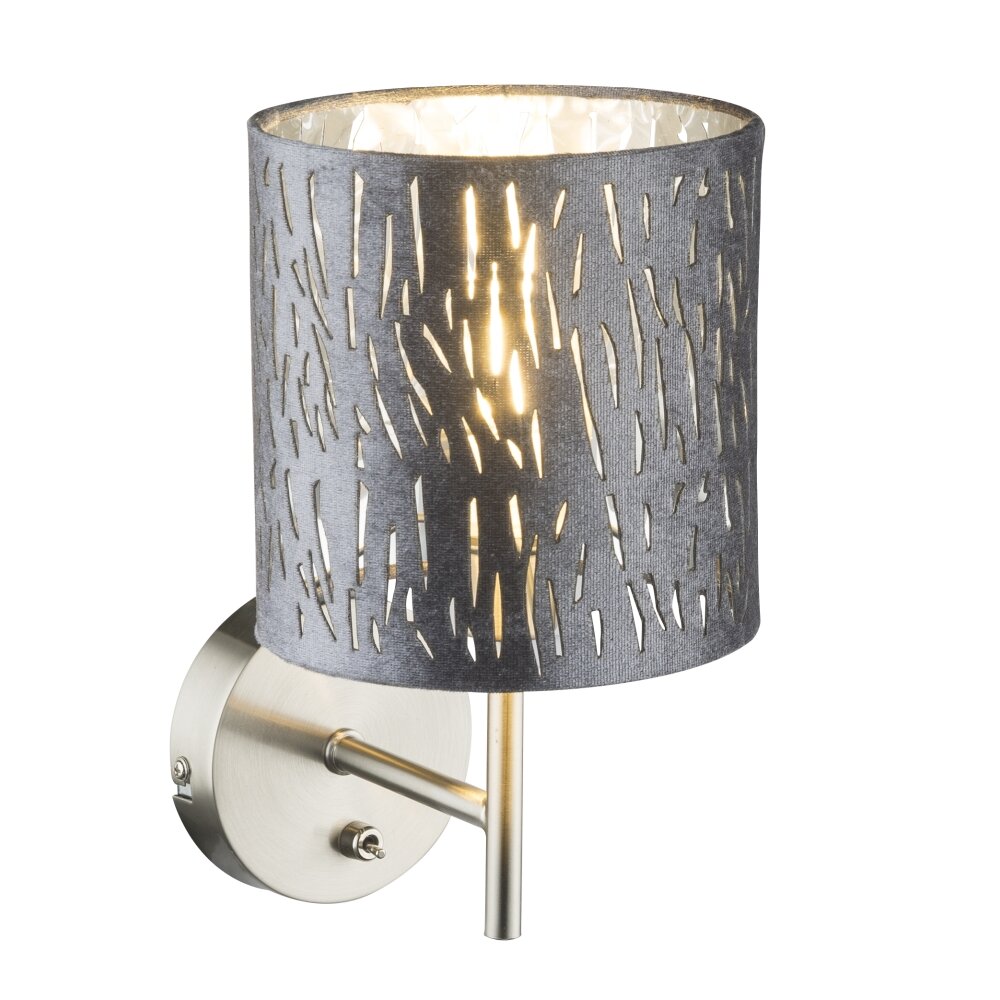 Globo TAROK Wandleuchte Nickel-Matt, 1-flammig main product photo