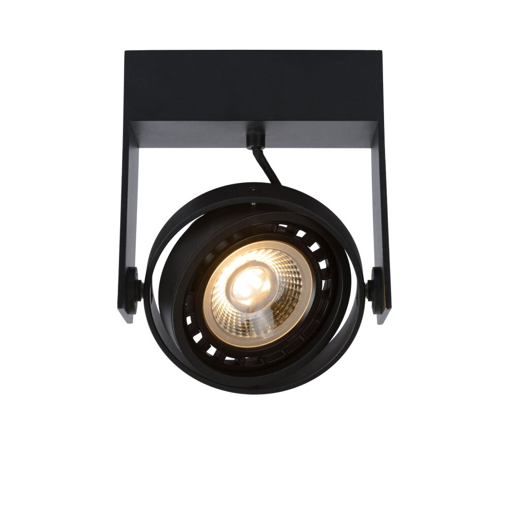 Lucide GRIFFON Deckenstrahler Schwarz, 1-flammig main product photo