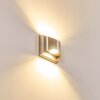 Vano Aussenwandleuchte LED Nickel-Matt, 2-flammig