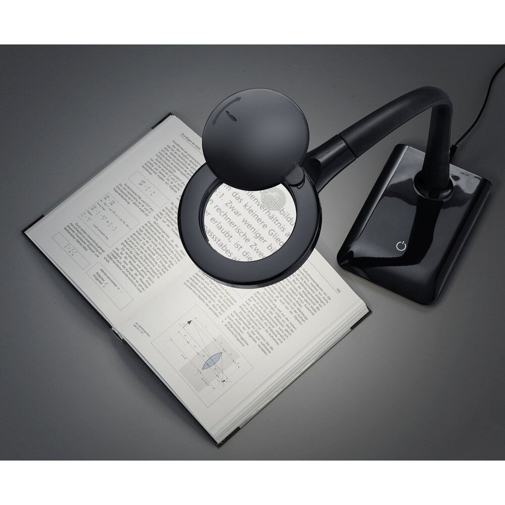 Trio Leuchten LUPO Tischleuchte LED Schwarz, 1-flammig main product photo