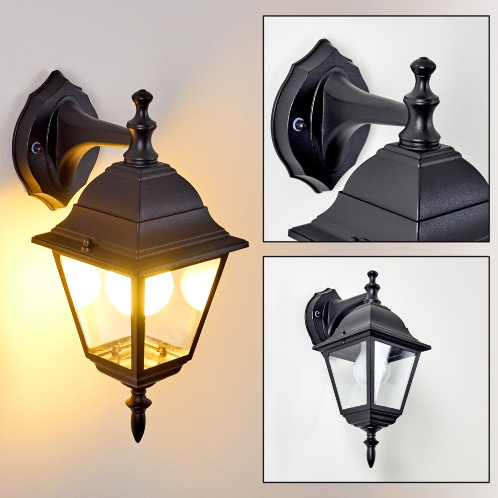 Murto Außenwandleuchte Schwarz, 1-flammig main product photo
