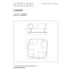 Lucide LENNERT Deckenspot LED Schwarz, 4-flammig