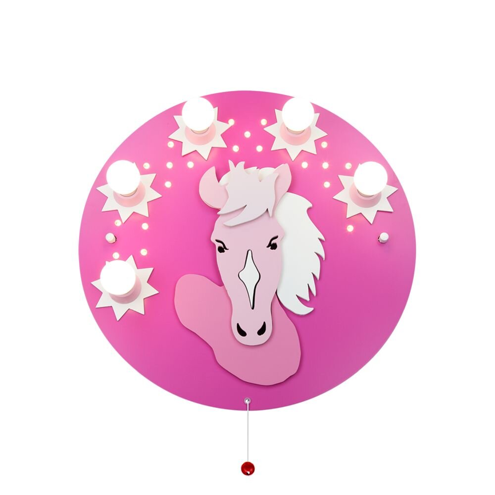 Elobra PONY Deckenleuchte Pink, 5-flammig main product photo