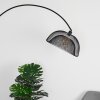 Pralo Bogenstehlampe Schwarz, 1-flammig