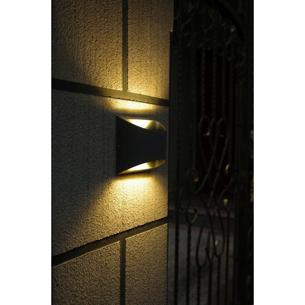 Lutec BONN Wandleuchte LED Anthrazit, 2-flammig main product photo