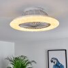 Piraeus Deckenventilator LED Titan, Weiß, 1-flammig, Fernbedienung