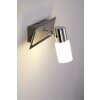 Trio Leuchten CLAPTON Wandleuchte LED Aluminium, Chrom, Edelstahl, 1-flammig