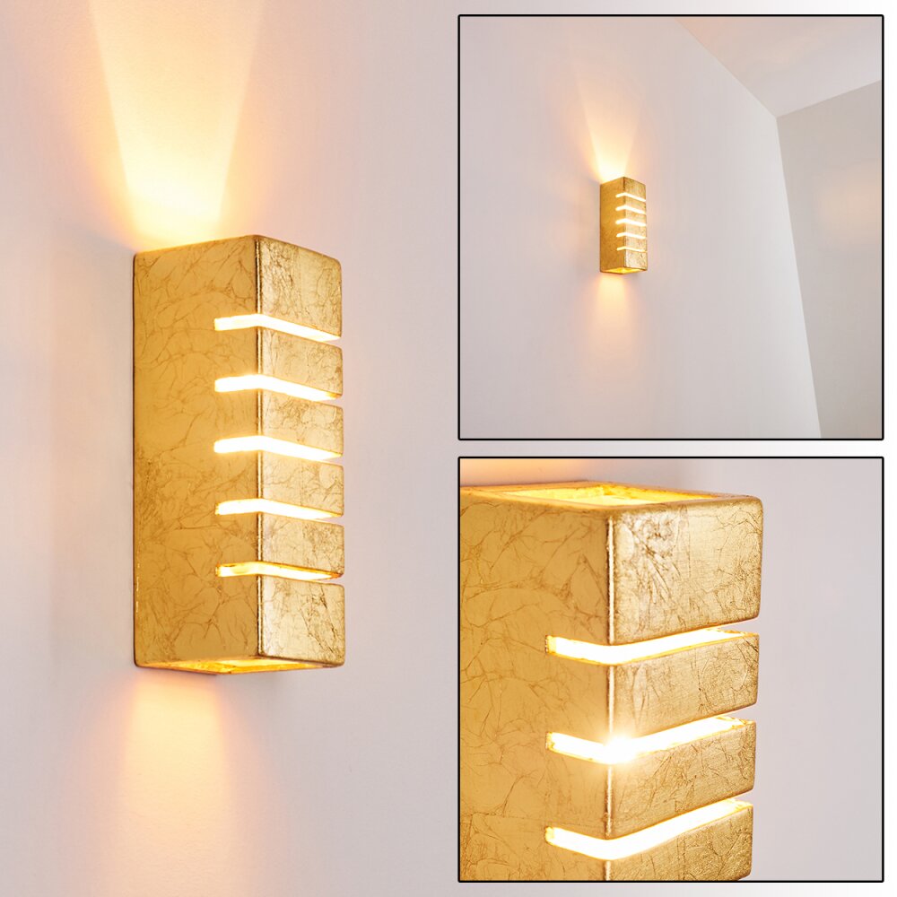 Khartum Wandleuchte Gold, 1-flammig main product photo