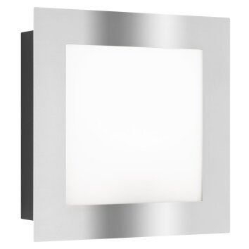 LCD Neustrelitz Außenwandleuchte Schwarz, 1-flammig, Bewegungsmelder