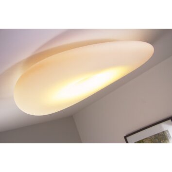 Linea Light Mr.Magoo Deckenleuchte Weiß, 1-flammig