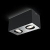 Philips Box Deckenleuchte LED Schwarz, 2-flammig