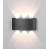 Mantra ARCS Außenwandleuchte LED Grau, 1-flammig