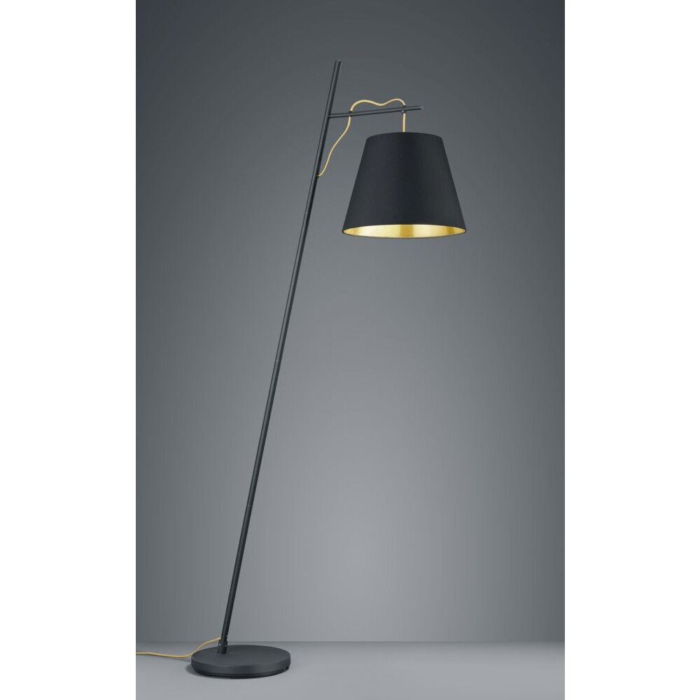 Trio Leuchten ANDREUS Stehleuchte Schwarz, 1-flammig main product photo