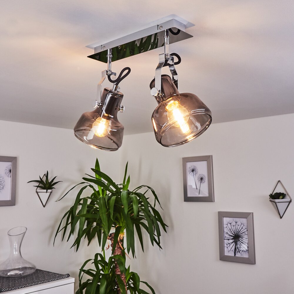 Lulea Deckenleuchte Chrom, 2-flammig main product photo