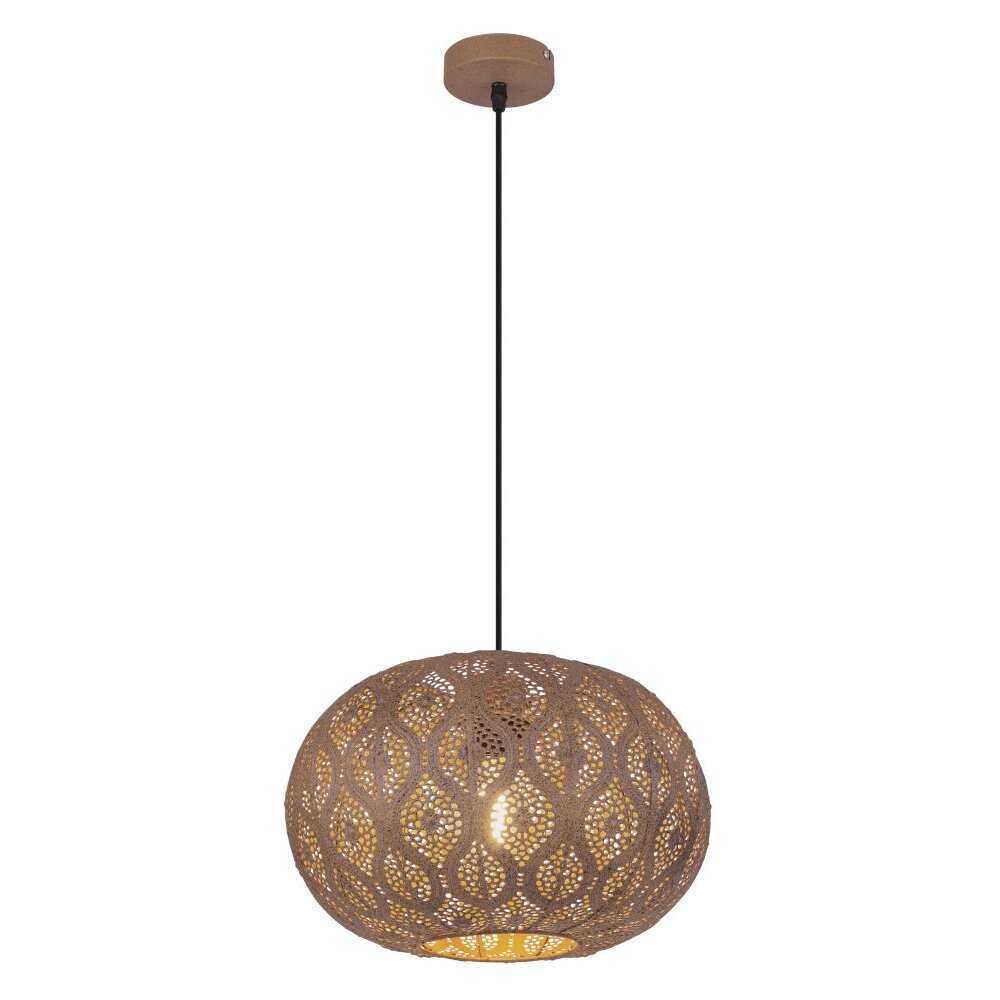 Globo HAMERBEN Hängeleuchte Rostfarben, 1-flammig main product photo