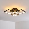 Bacolod Deckenleuchte LED Schwarz, 1-flammig