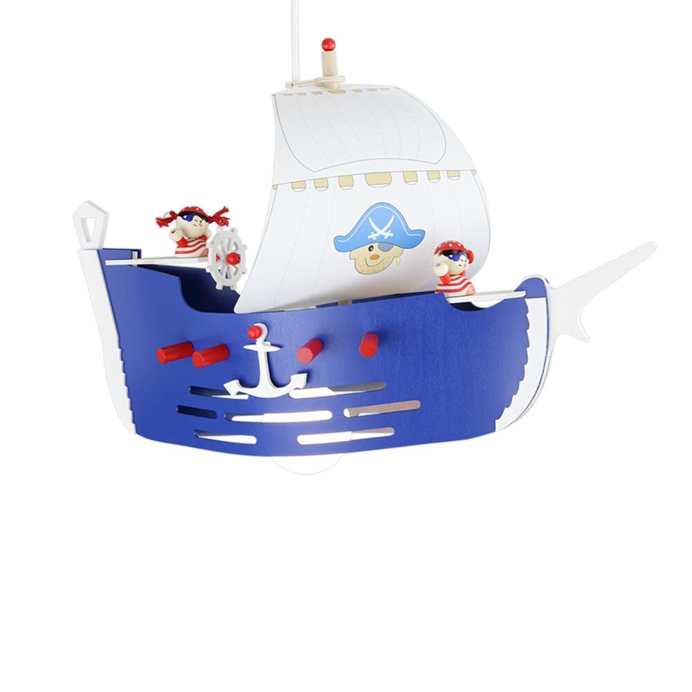 Elobra PIRATENSCHIFF Pendelleuchte Blau, 1-flammig main product photo