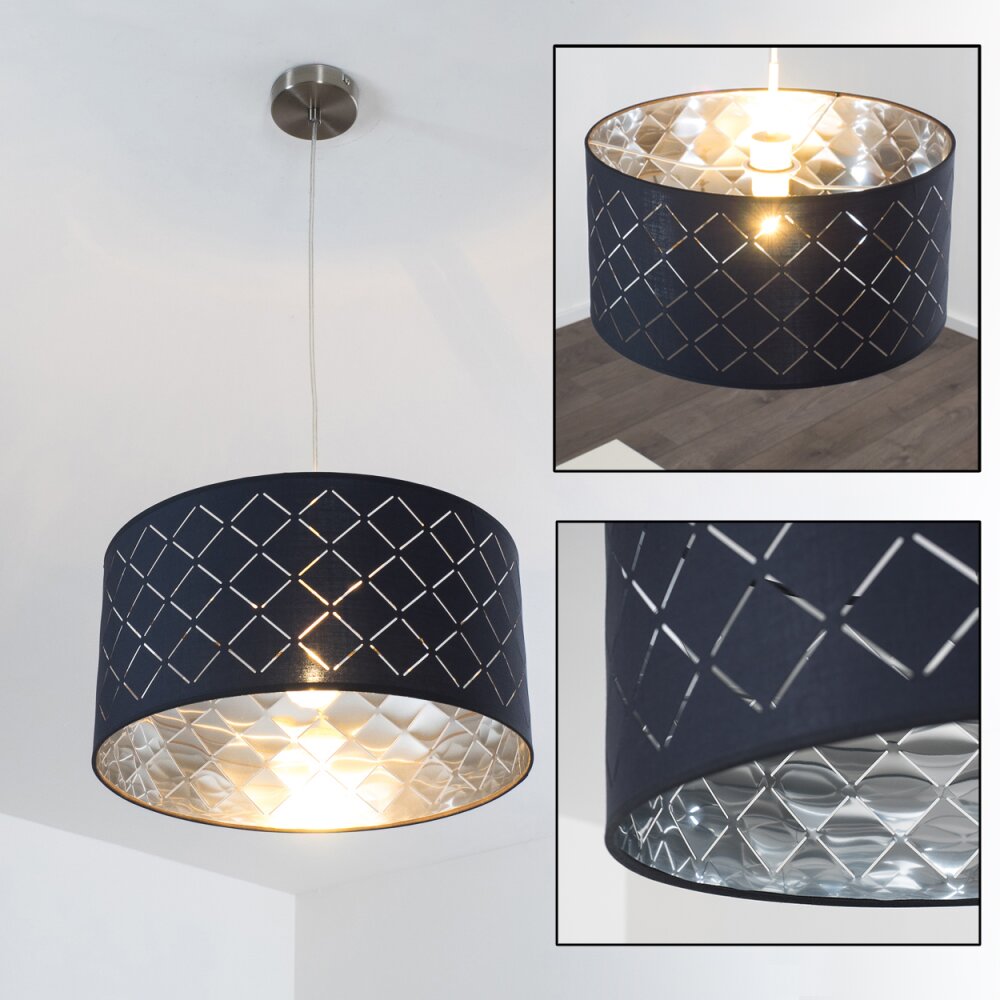 Meldal Hängeleuchte Nickel-Matt, 1-flammig main product photo