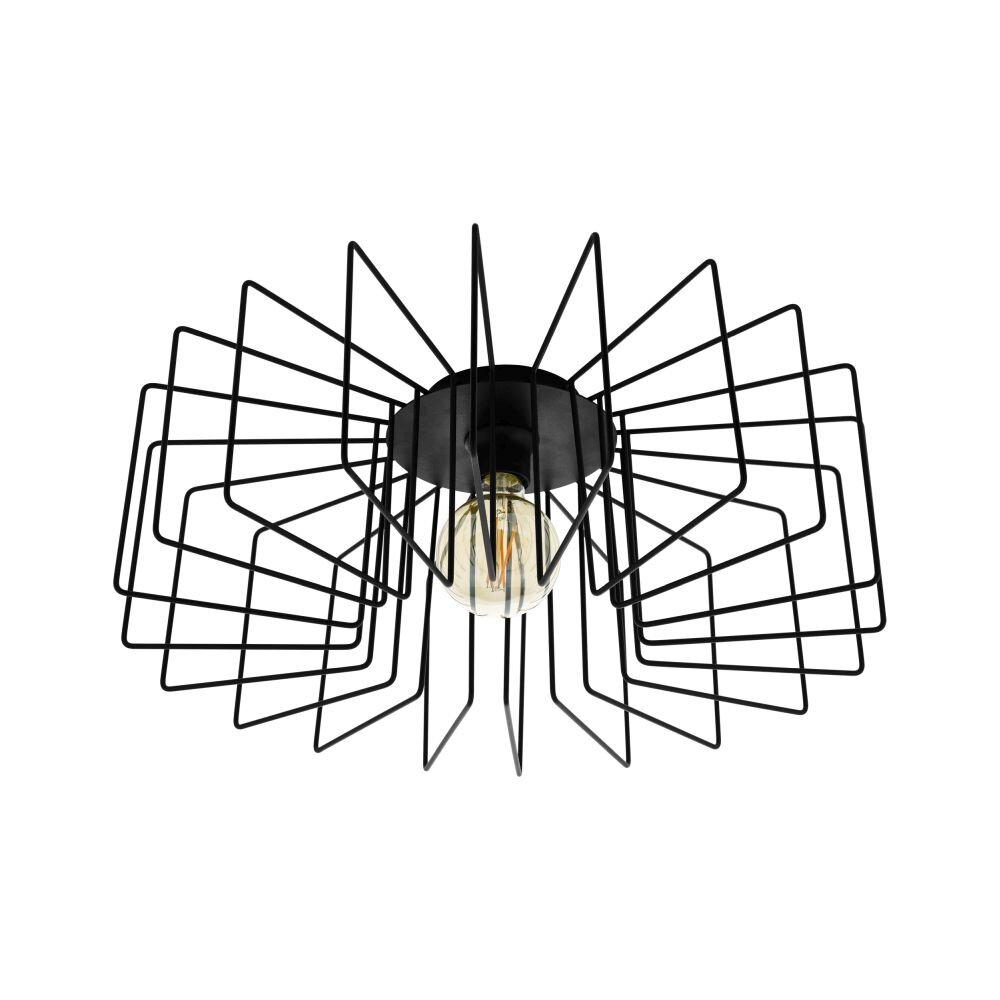 EGLO TREMEDAL Deckenleuchte Schwarz, 1-flammig main product photo