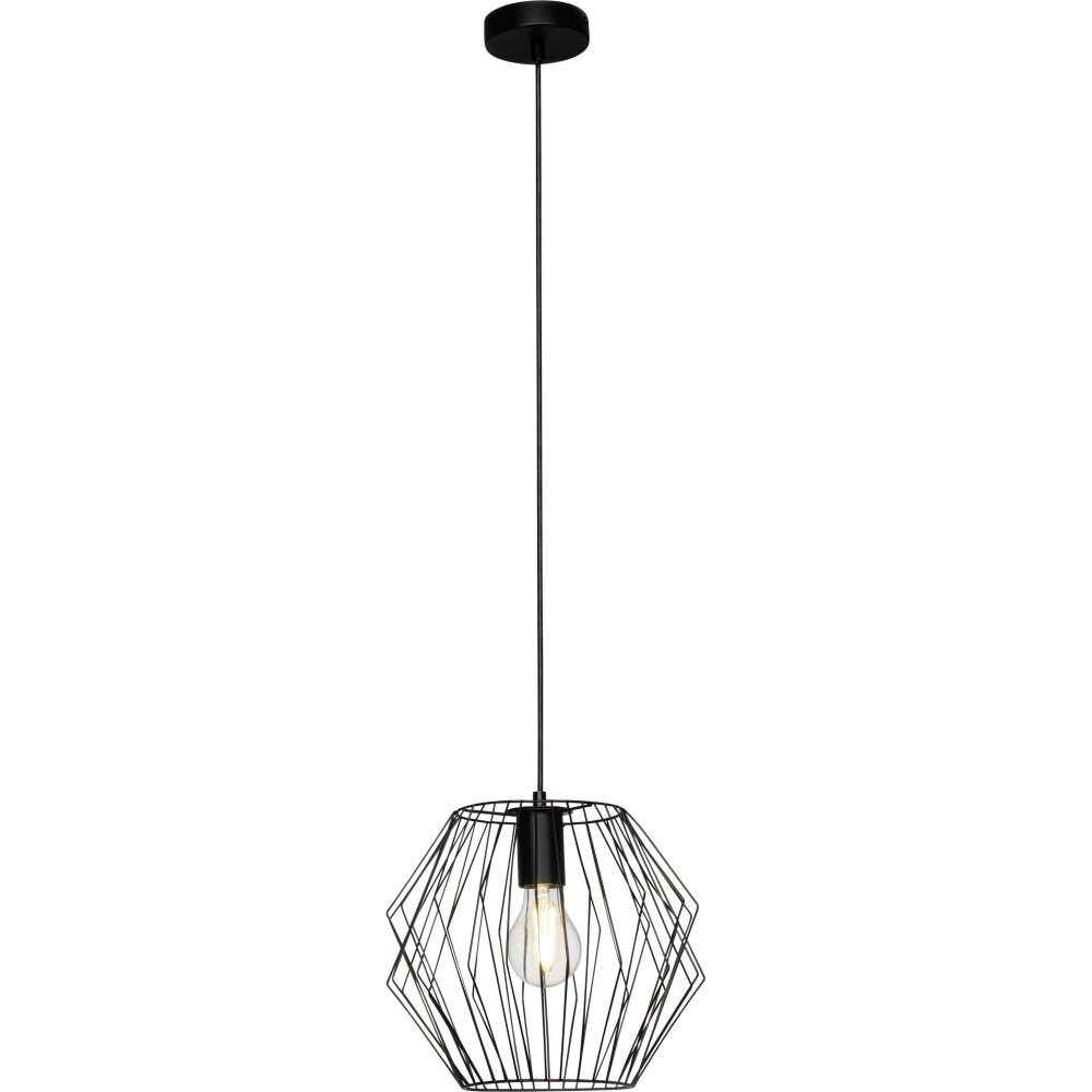 Brilliant Noris Pendelleuchte Schwarz, 1-flammig main product photo