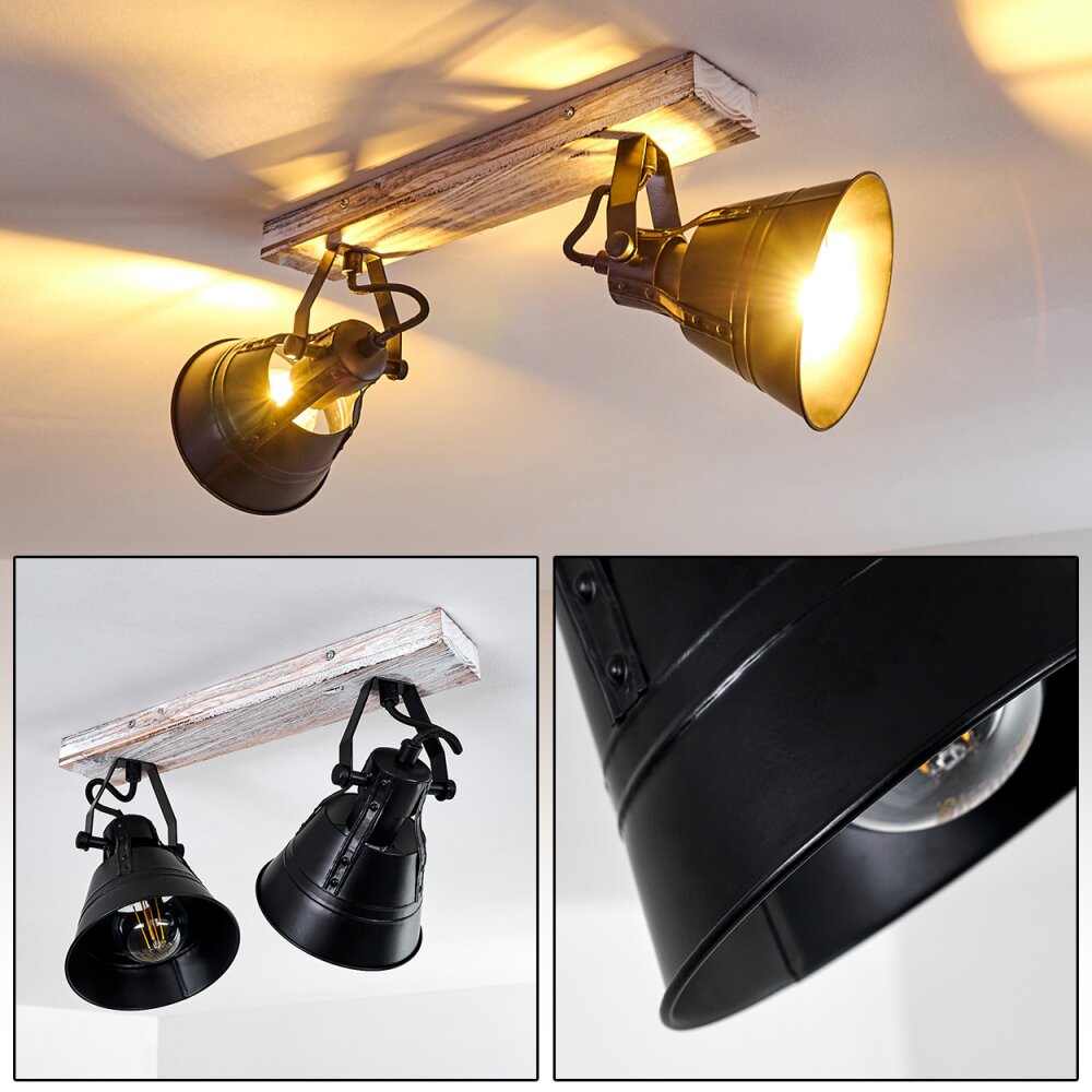 Berkeley Deckenleuchte Gold, Weiß, 2-flammig main product photo