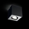 Philips Box Deckenleuchte LED Schwarz, 1-flammig