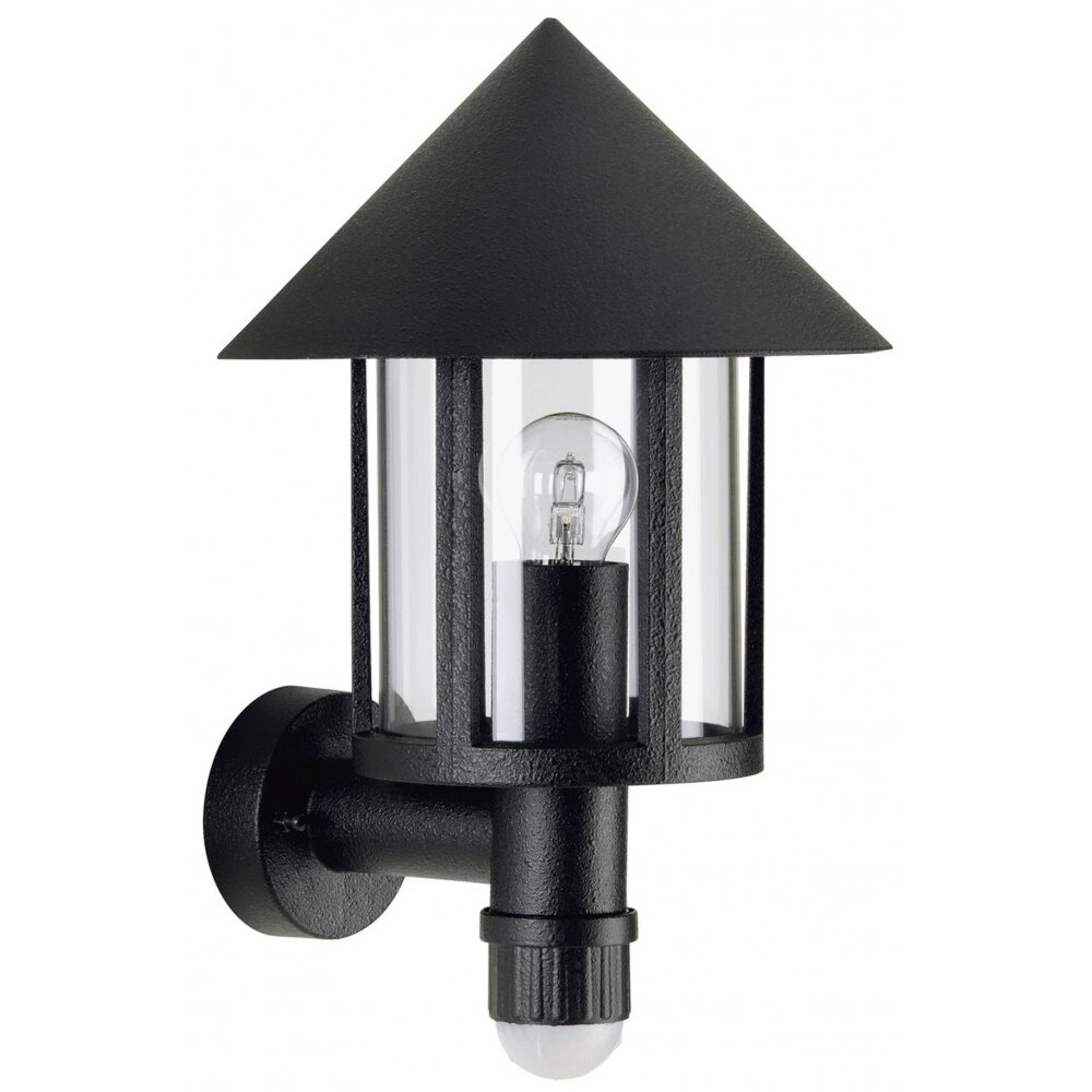 Albert Leuchten 1825 Außenwandleuchte Schwarz, 1-flammig, Bewegungsmelder main product photo